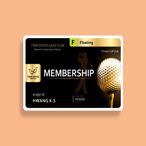 Golf-Club-Membership-ID-Card